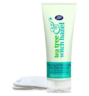 Boots Tea Tree & Witch Hazel Hot Cloth Cleanser 100ML