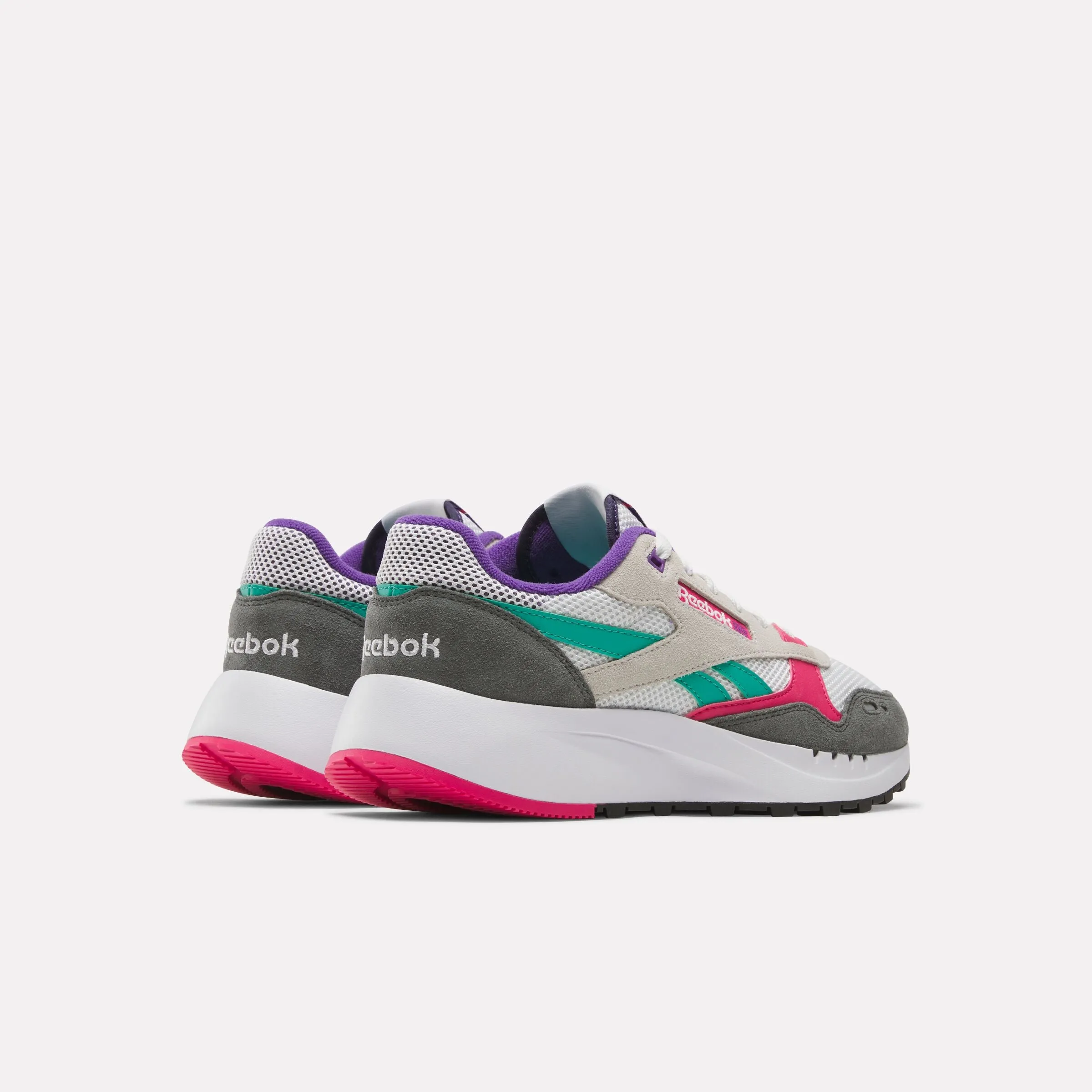 Classic Leather 2400 Shoes Chalk/Grey 5/Bold Pink