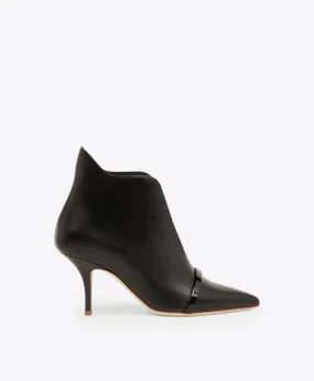 Cora 70 Black Leather Ankle Boots