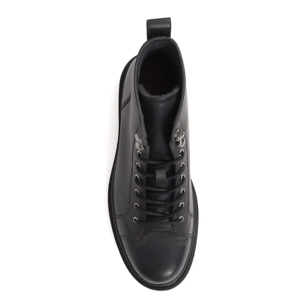 Denzel Leather Lace Up Boots - DENZEL / 324 394