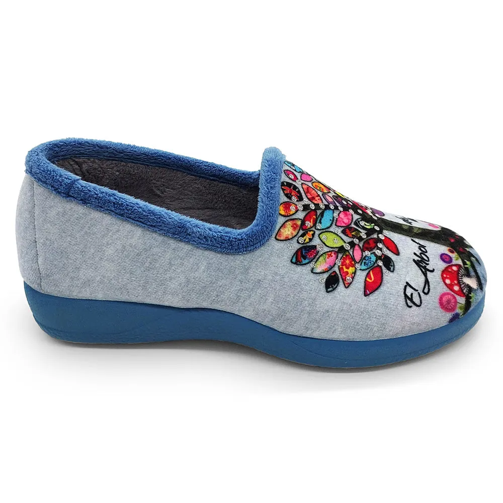 DeValverde Women's Full Slipper Arbol (Tree) 1138 Ducados