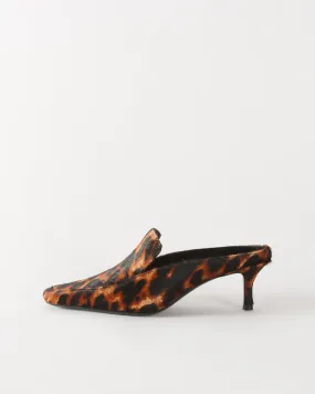 Kitten Mule Pony Print Leopard