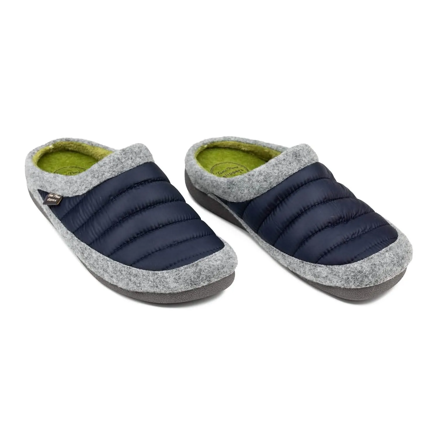 Plain Cotton Blend Slippers for Men - Nordi-TK